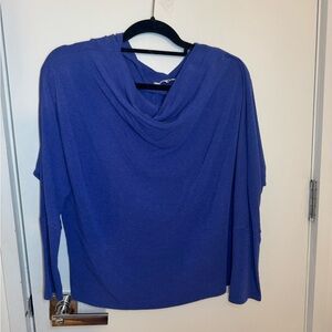 Vibrant Blue Cowl Neck Sweater